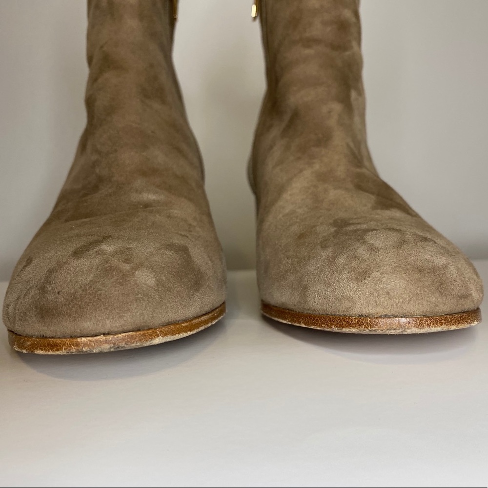 Coach Bonnie Suede Block Heel Booties - Picture 10 of 16